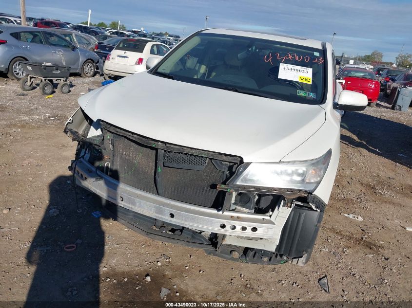 2014 Acura Mdx VIN: 5FRYD4H22EB025221 Lot: 43490023