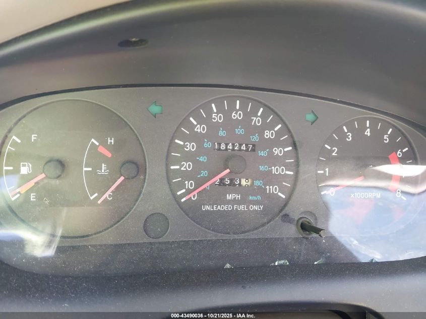 1997 Geo Prizm Lsi VIN: 1Y1SK5288VZ402754 Lot: 43490036