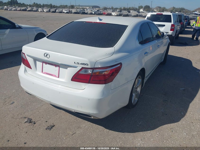 Vin: jthbl5ef8c5109287, lot: 43985098, lexus ls 460 20124