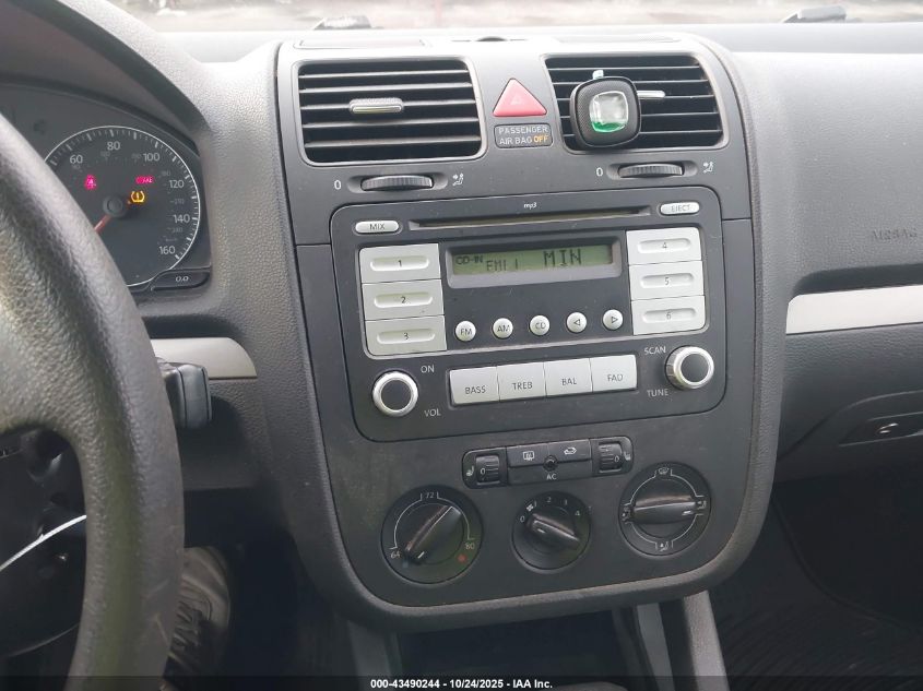 2008 Volkswagen Rabbit S VIN: WVWBA71K28W309976 Lot: 43490244