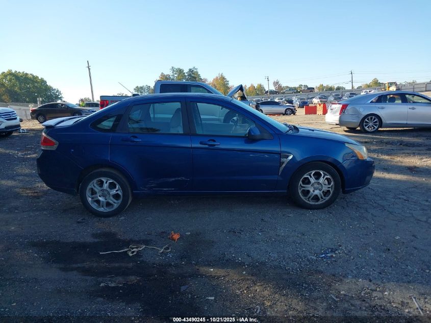 2008 Ford Focus Se/Ses VIN: 1FAHP35N18W255727 Lot: 43490245