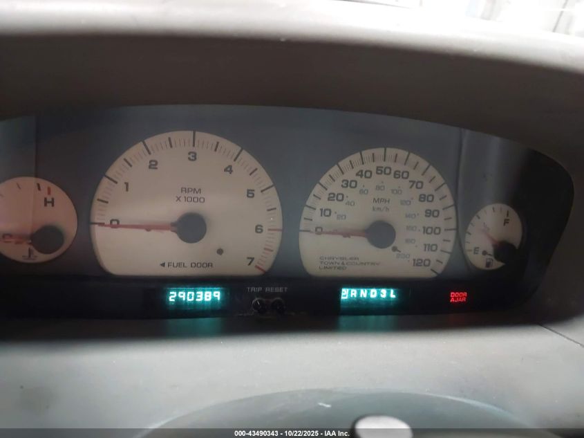 2000 Chrysler Town & Country Limited VIN: 1C4GP64L7YB653460 Lot: 43490343