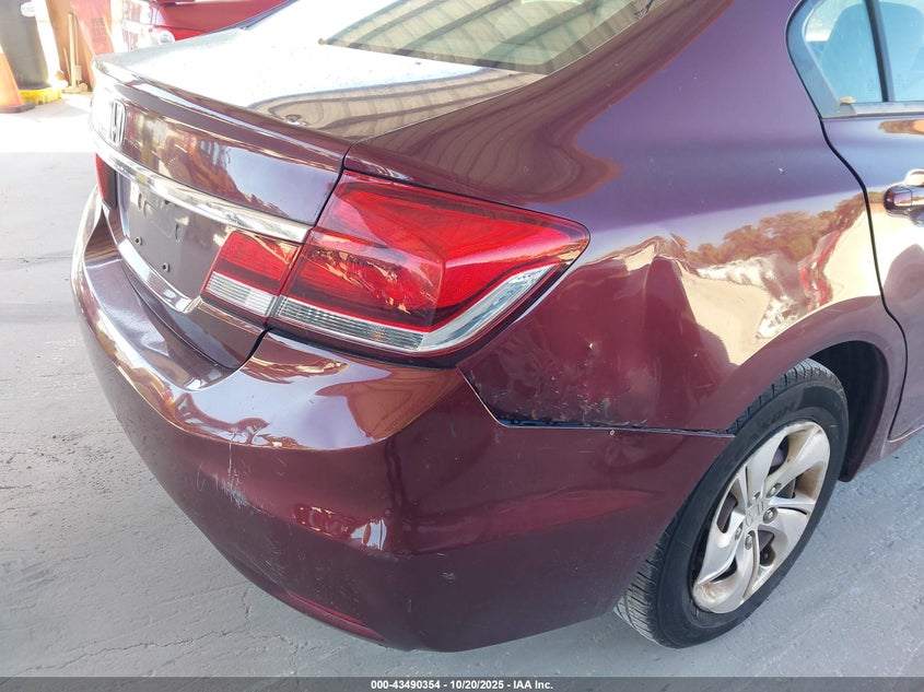 2013 HONDA CIVIC LX 19XFB2F50DE289459