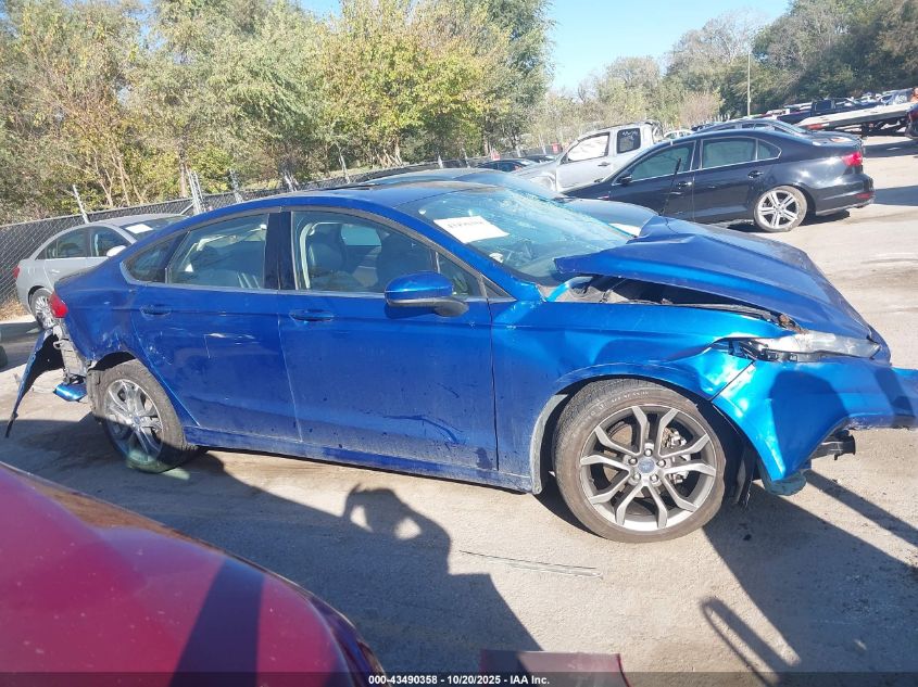 2017 Ford Fusion Se VIN: 3FA6P0HD6HR387457 Lot: 43490358