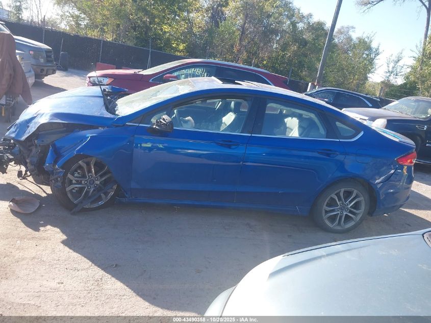 2017 Ford Fusion Se VIN: 3FA6P0HD6HR387457 Lot: 43490358