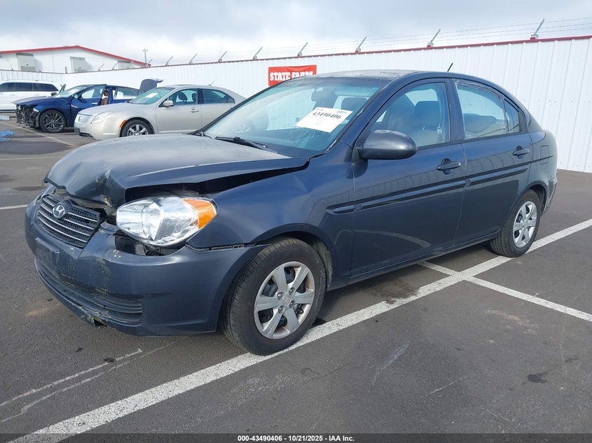 KMHCN46C39U302956 2009 HYUNDAI ACCENT photo no. 2