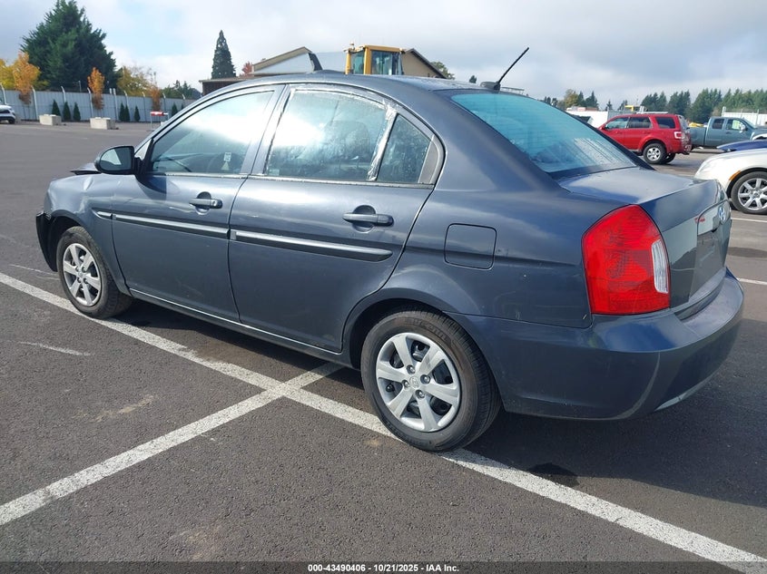 KMHCN46C39U302956 2009 HYUNDAI ACCENT photo no. 3
