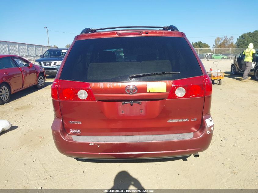 2008 Toyota Sienna Le VIN: 5TDZK23C38S101450 Lot: 43490408