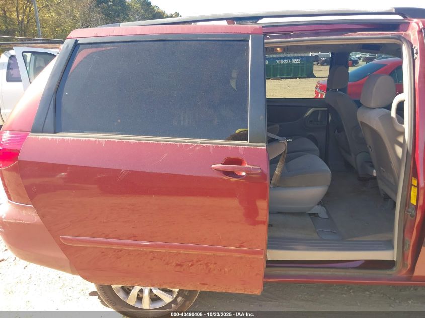 2008 Toyota Sienna Le VIN: 5TDZK23C38S101450 Lot: 43490408