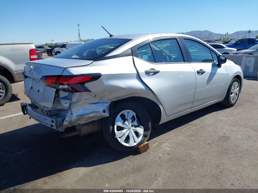 2022 Nissan Versa 1.6 S Xtronic Cvt VIN: 3N1CN8DV9NL832856 Lot: 43490480