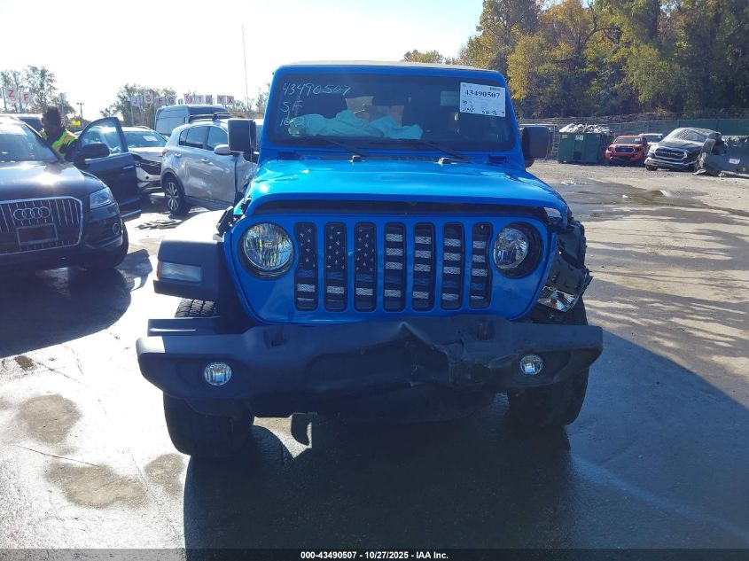 2021 Jeep Wrangler Unlimited Sport Altitude 4X4 VIN: 1C4HJXDN2MW740330 Lot: 43490507