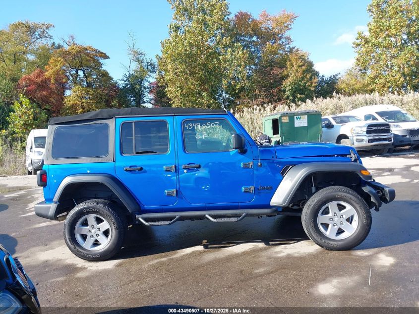 2021 Jeep Wrangler Unlimited Sport Altitude 4X4 VIN: 1C4HJXDN2MW740330 Lot: 43490507