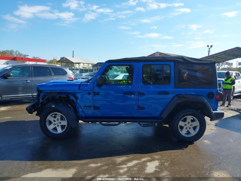 2021 Jeep Wrangler Unlimited Sport Altitude 4X4 VIN: 1C4HJXDN2MW740330 Lot: 43490507