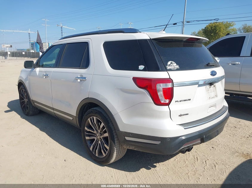 2018 FORD EXPLORER PLATINUM 1FM5K8HT4JGB43048