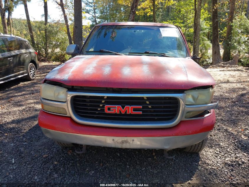 2002 GMC Sierra 1500 Sle VIN: 2GTEC19T221334070 Lot: 43490577