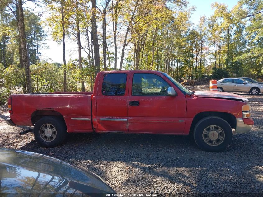 2002 GMC Sierra 1500 Sle VIN: 2GTEC19T221334070 Lot: 43490577