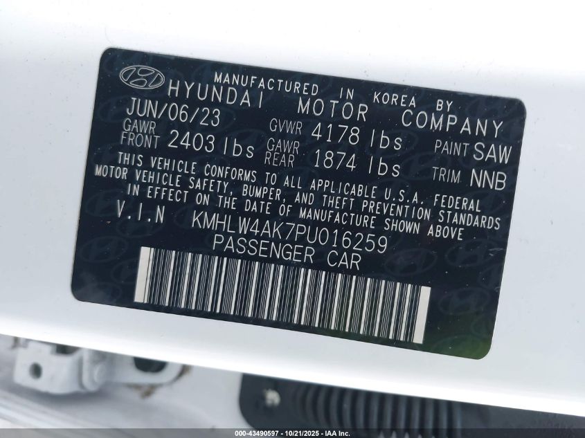 2023 HYUNDAI ELANTRA N KMHLW4AK7PU016259