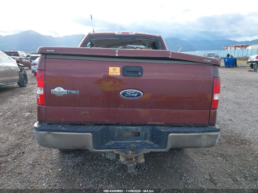 2005 Ford F-150 Lariat/Xlt VIN: 1FTPW12555KE36706 Lot: 43490682