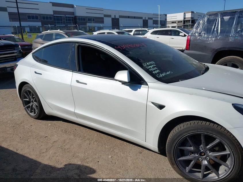2022 Tesla Model 3 VIN: 5YJ3E1EB0NF270918 Lot: 43490807