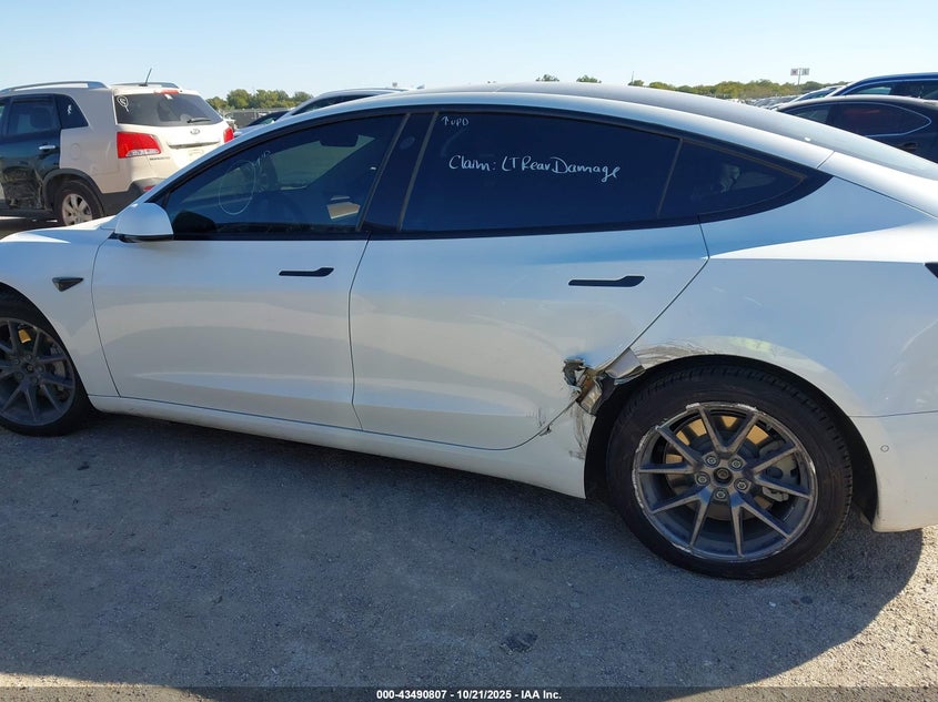 2022 Tesla Model 3 VIN: 5YJ3E1EB0NF270918 Lot: 43490807