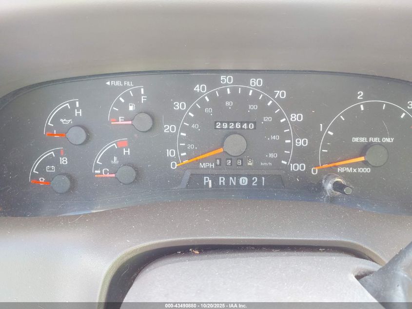 2000 Ford Super Duty F-250 Lariat/Xl/Xlt VIN: 1FTNW20F4YEE30441 Lot: 43490880