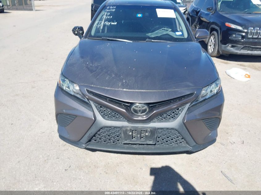 2019 Toyota Camry Se VIN: 4T1B11HK4KU705554 Lot: 43491113