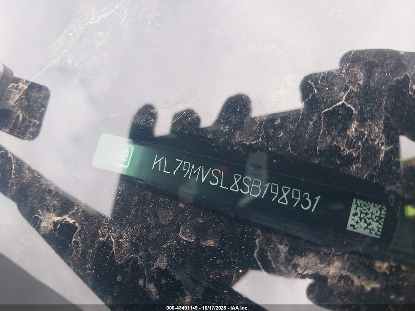 2025 CHEVROLET TRAILBLAZER FWD ACTIV KL79MVSL8SB198931