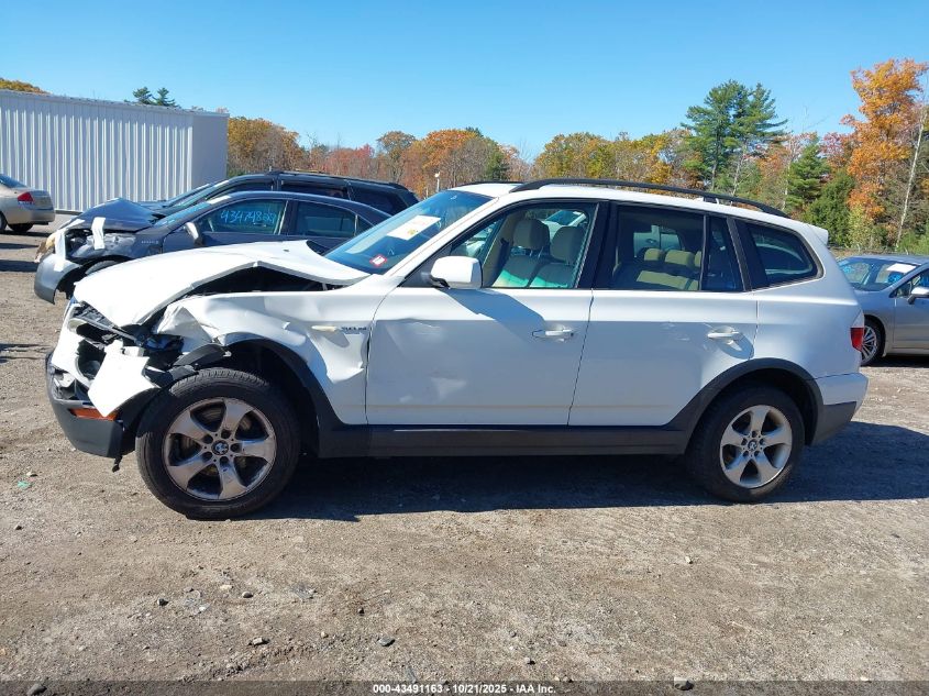 2008 BMW X3 3.0Si VIN: WBXPC934X8WJ03771 Lot: 43491163