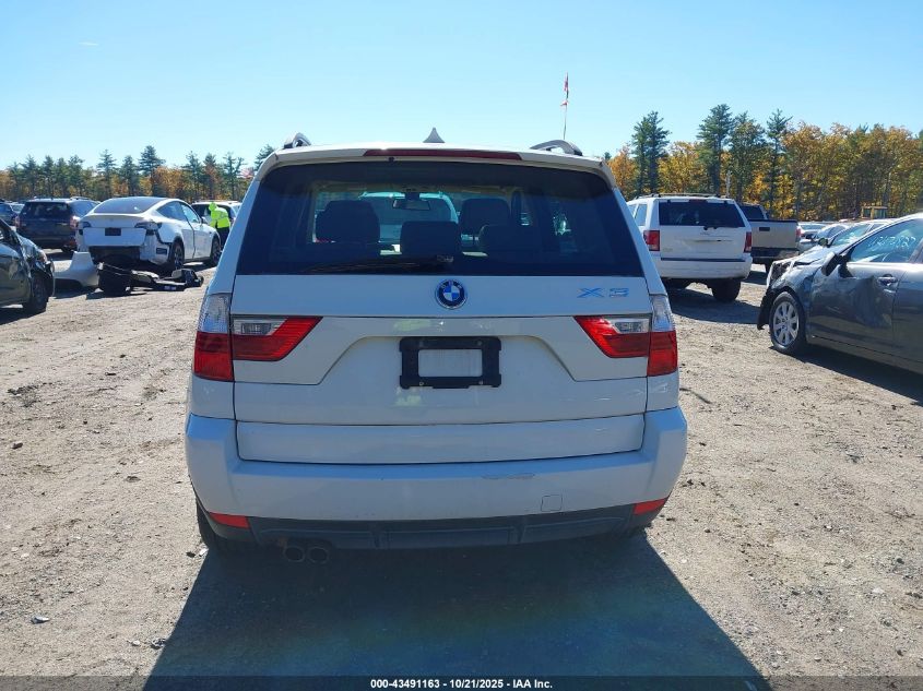 2008 BMW X3 3.0Si VIN: WBXPC934X8WJ03771 Lot: 43491163