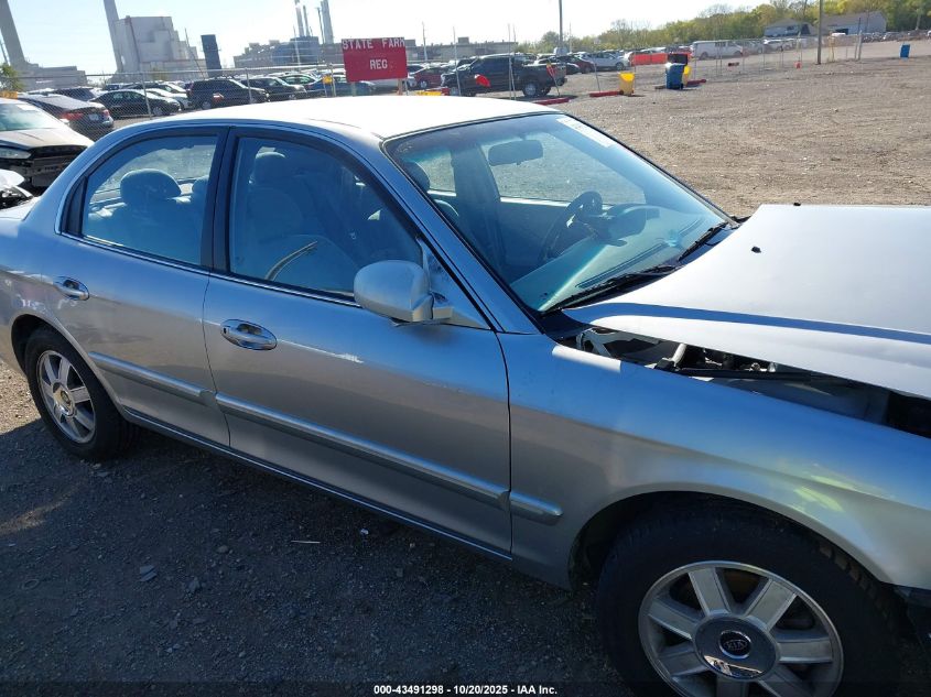 2003 Kia Optima Lx V6/Se V6 VIN: KNAGD128535245330 Lot: 43491298