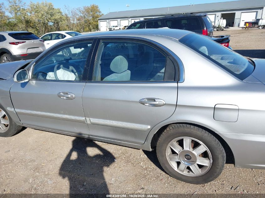 2003 Kia Optima Lx V6/Se V6 VIN: KNAGD128535245330 Lot: 43491298