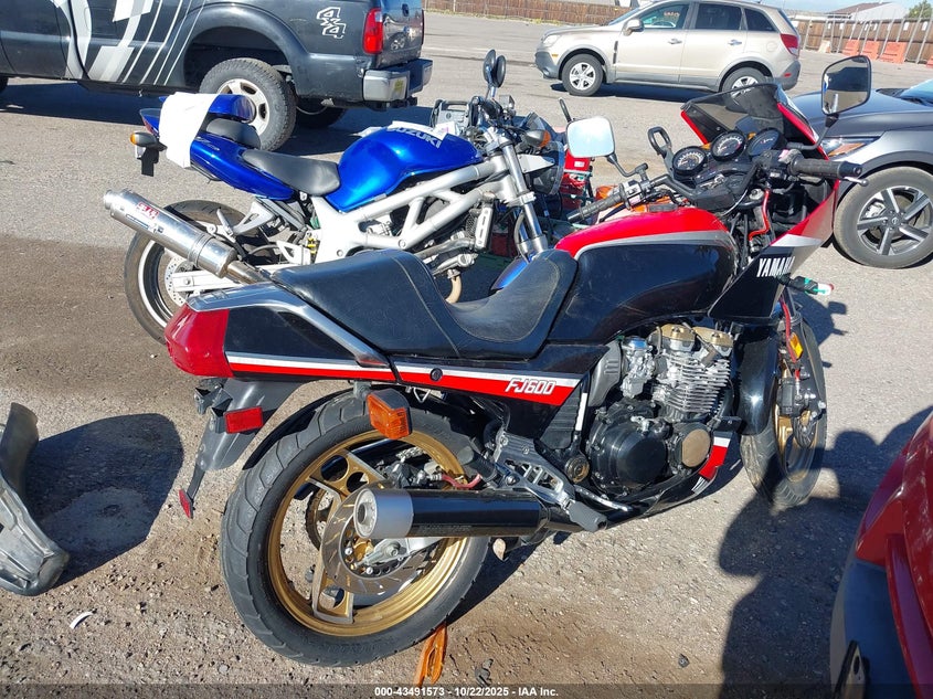 1985 Yamaha Fj600 VIN: JYA49A007FA009175 Lot: 43491573