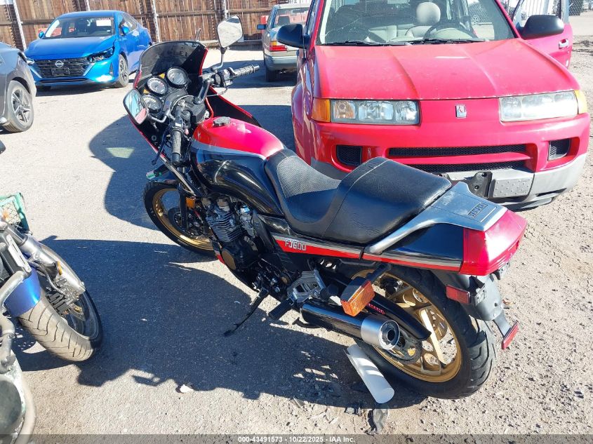 1985 Yamaha Fj600 VIN: JYA49A007FA009175 Lot: 43491573