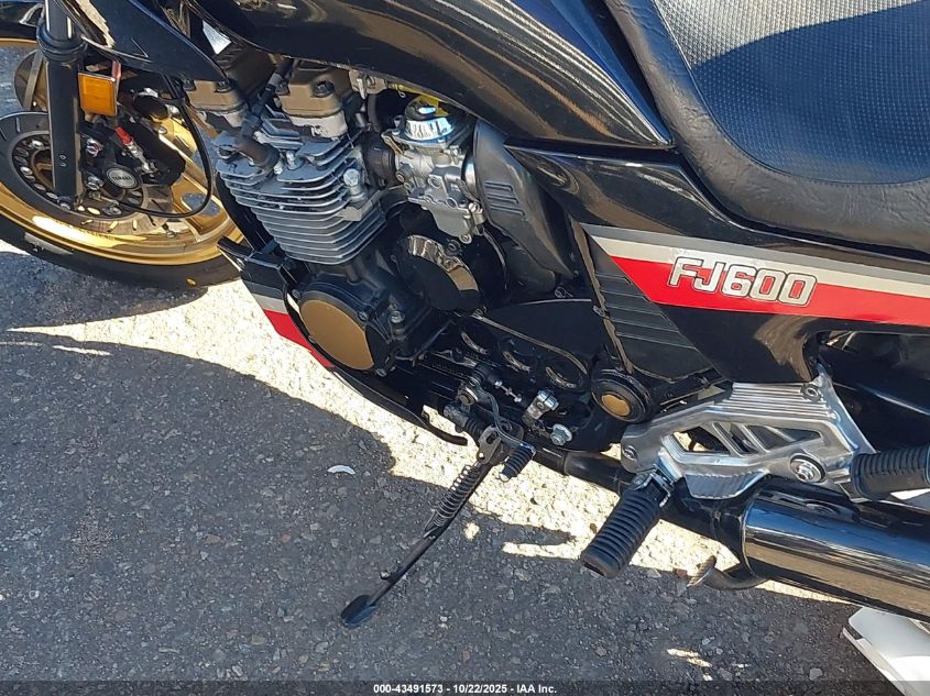 1985 Yamaha Fj600 VIN: JYA49A007FA009175 Lot: 43491573