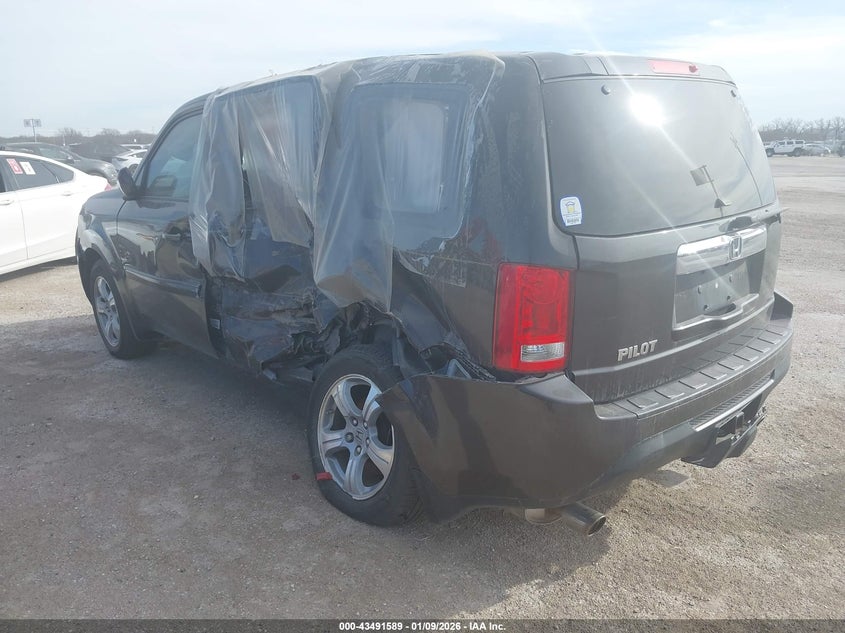 Vin: 5fnyf3h5xcb031314, lot: 43986548, honda pilot ex-l 20123