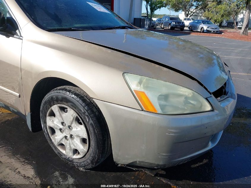 2003 Honda Accord 2.4 Lx VIN: 1HGCM56383A128664 Lot: 43491627