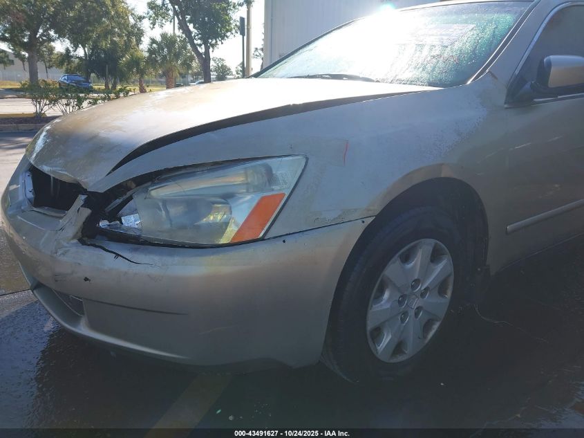 2003 Honda Accord 2.4 Lx VIN: 1HGCM56383A128664 Lot: 43491627