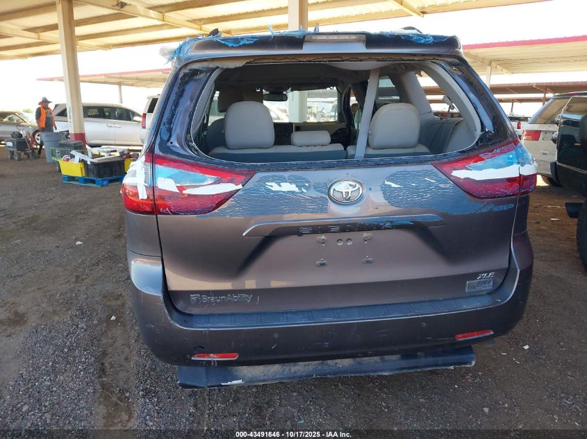 2019 Toyota Sienna Xle 8 Passenger VIN: 5TDYZ3DC9KS996722 Lot: 43491646