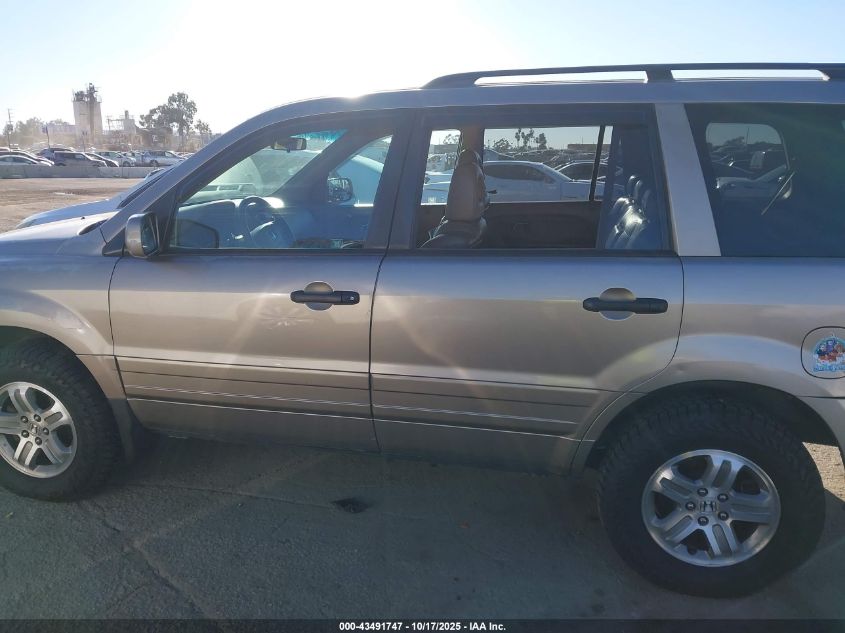 2003 Honda Pilot Ex-L VIN: 2HKYF18623H593271 Lot: 43491747