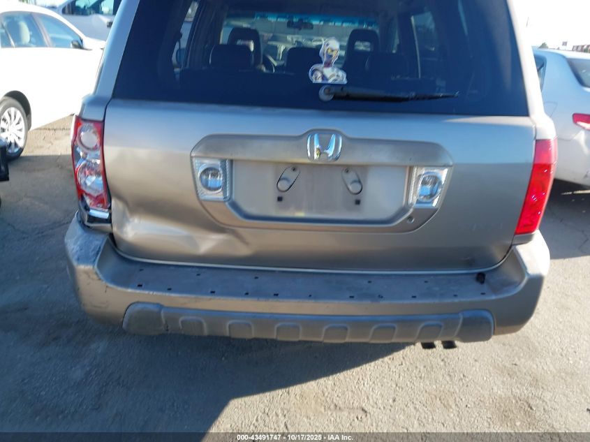 2003 Honda Pilot Ex-L VIN: 2HKYF18623H593271 Lot: 43491747