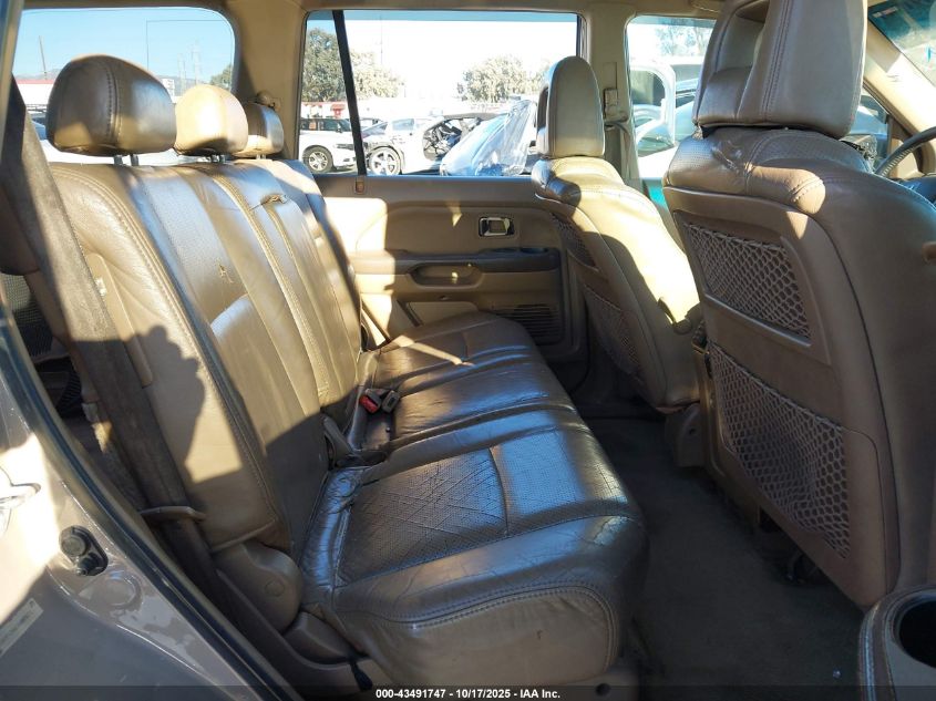 2003 Honda Pilot Ex-L VIN: 2HKYF18623H593271 Lot: 43491747