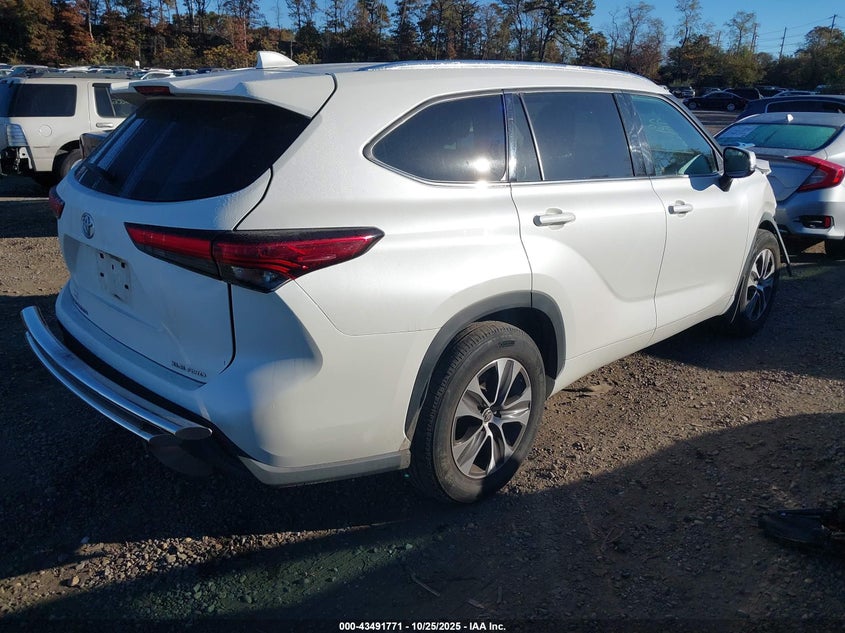2020 TOYOTA HIGHLANDER XLE 5TDGZRBH0LS510748