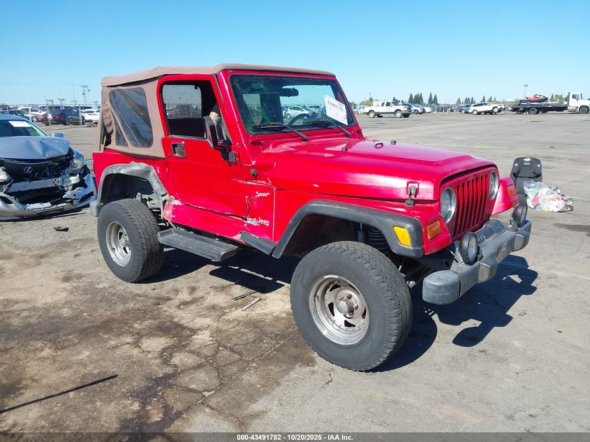 1J4FA49S72P730933 2002 Jeep Wrangler Sport auction photo 1