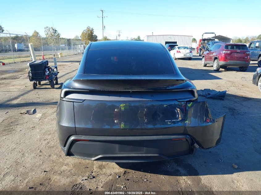 2026 Tesla Model Y Long Range Dual Motor All-Wheel Drive/Long Range Launch Series VIN: 7SAYGDEE2TF364441 Lot: 43491902