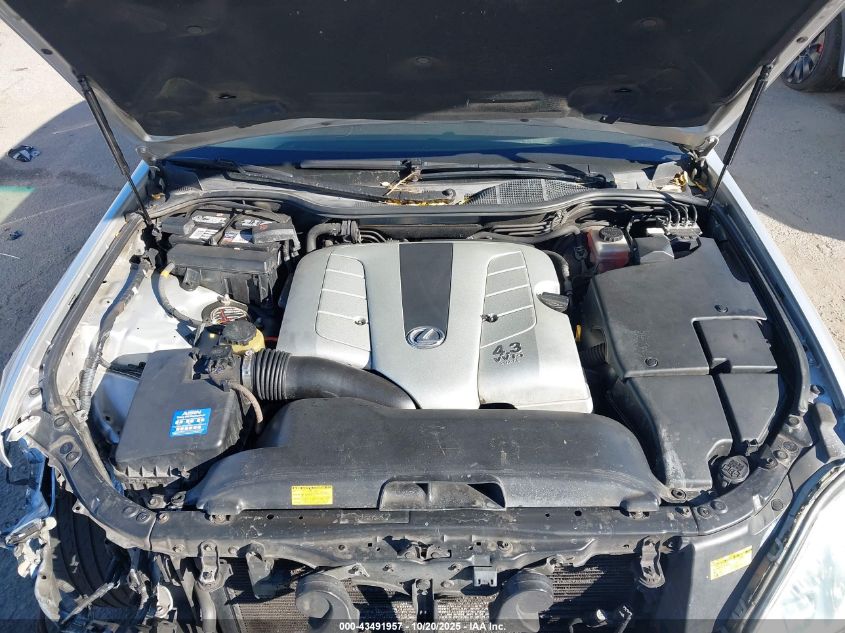 2005 Lexus Ls 430 VIN: JTHBN36F255012103 Lot: 43491957