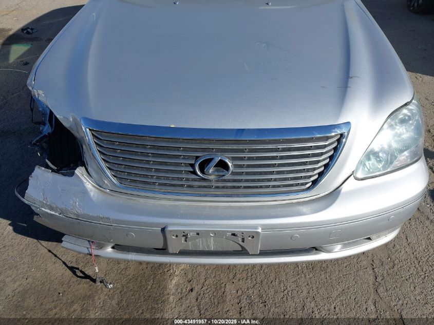 2005 Lexus Ls 430 VIN: JTHBN36F255012103 Lot: 43491957