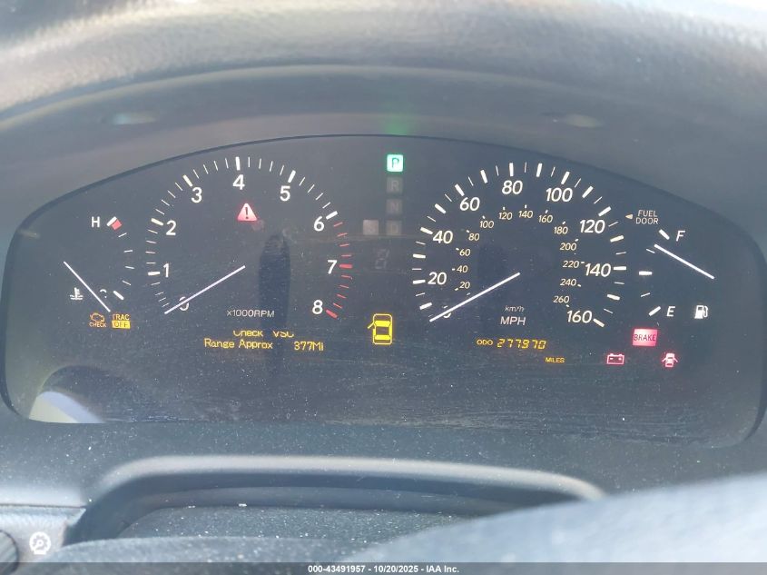 2005 Lexus Ls 430 VIN: JTHBN36F255012103 Lot: 43491957