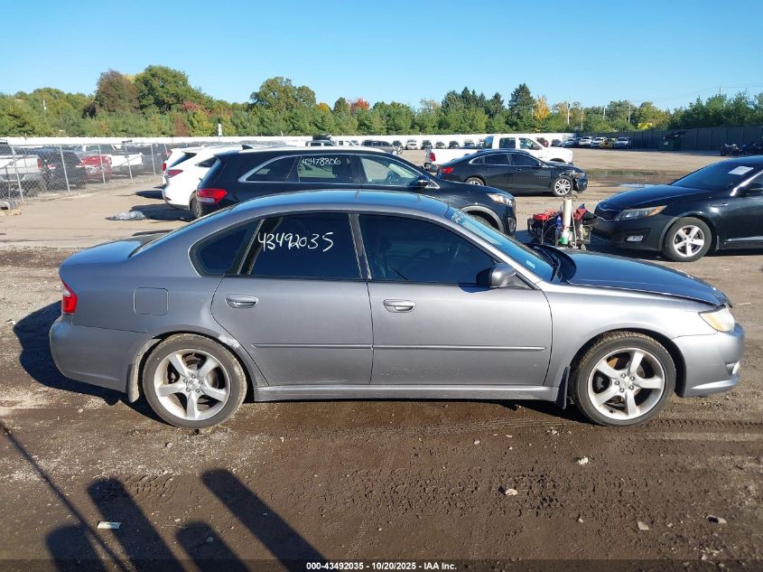 2008 Subaru Legacy 2.5I Limited VIN: 4S3BL626387225777 Lot: 43492035