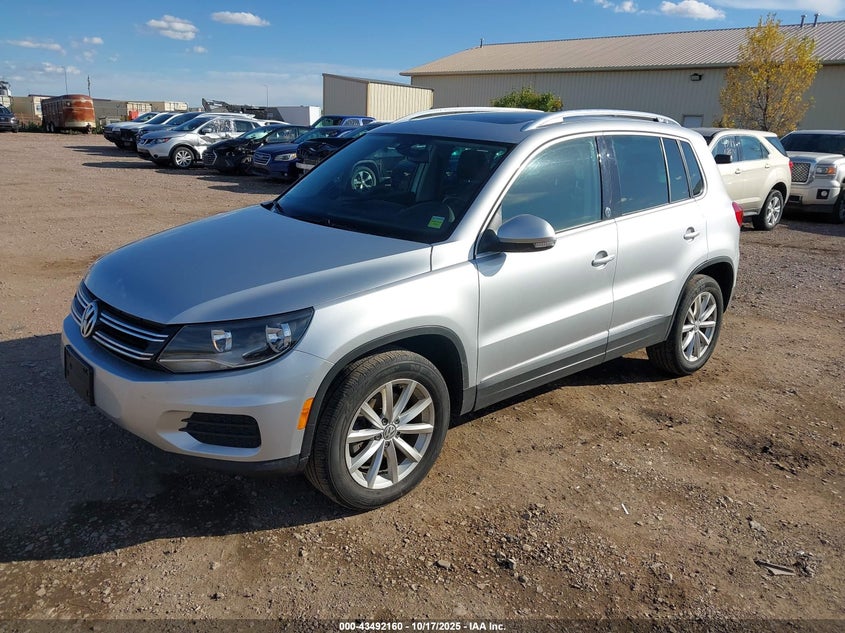 2017 VOLKSWAGEN TIGUAN 2.0T WOLFSBURG EDITION WVGRV7AX1HW504218