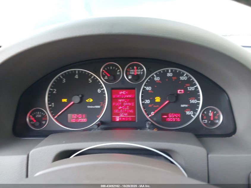 2002 Audi A6 Avant VIN: WAUVT64B92N087024 Lot: 43492162